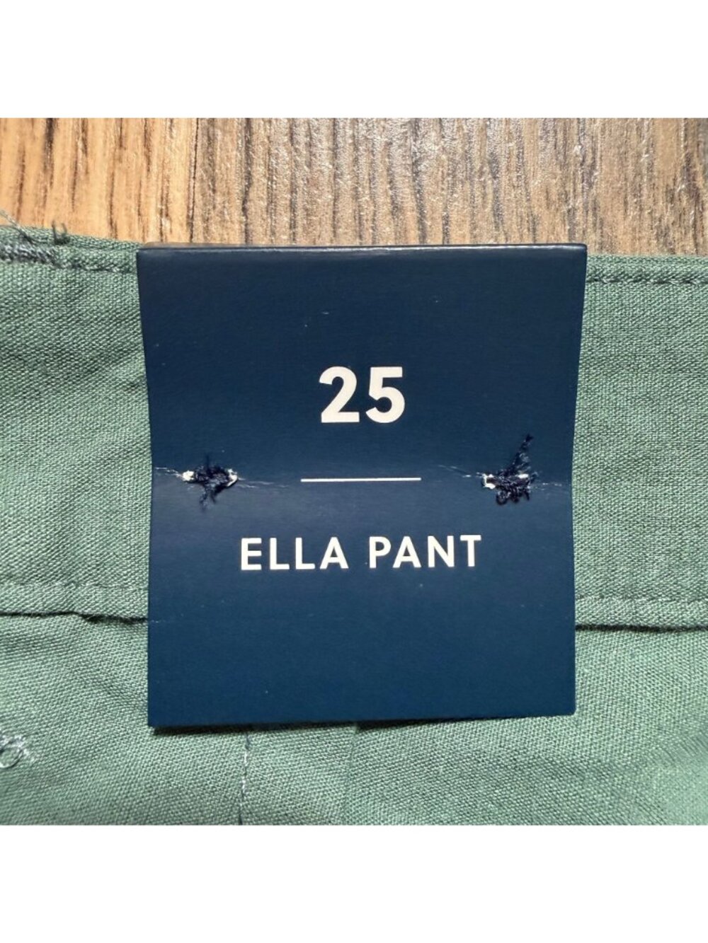 J. Crew Factory The Ella Wide Leg Cropped Pant Green Size 25 NWT - Picture 3 of 5